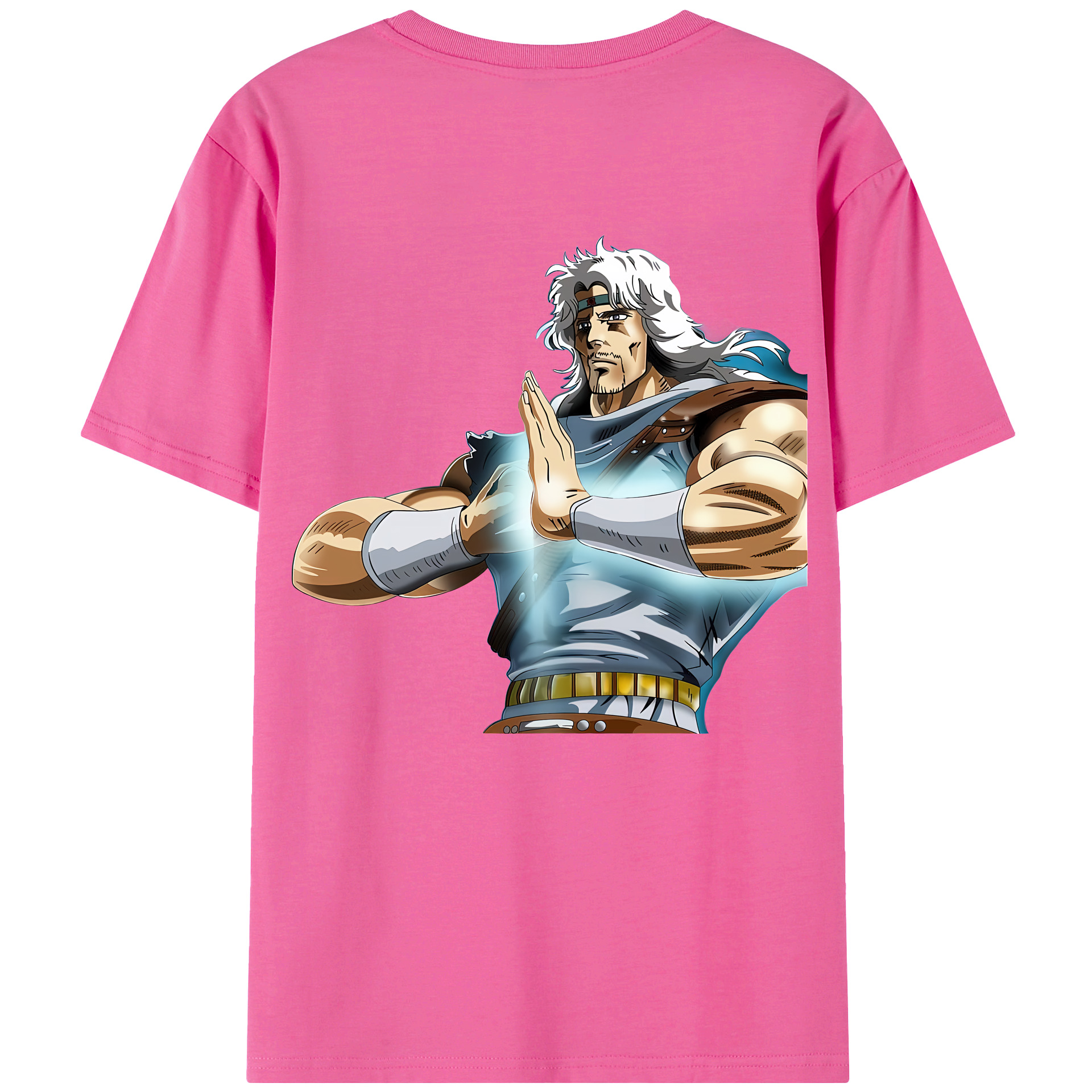 （画像用） 北斗の拳 Fist of the North Star レディース半袖Tシャツ(バックプリント)